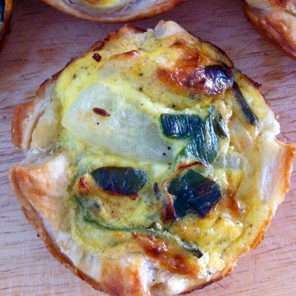 Mini-Zwiebel-Quiche