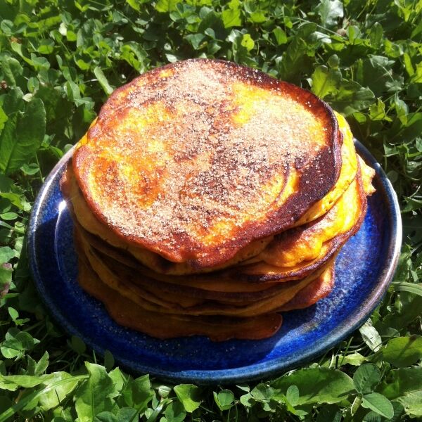 Kürbis-Pancakes