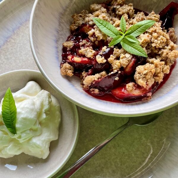 Zwetschgen-Crumble