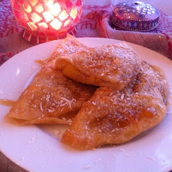 Kataif mit Mango