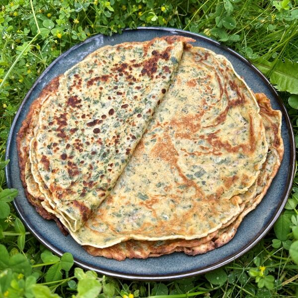 Petersilienpfannkuchen