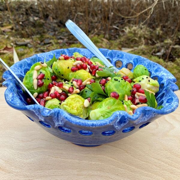 Orientalischer Rosenkohlsalat