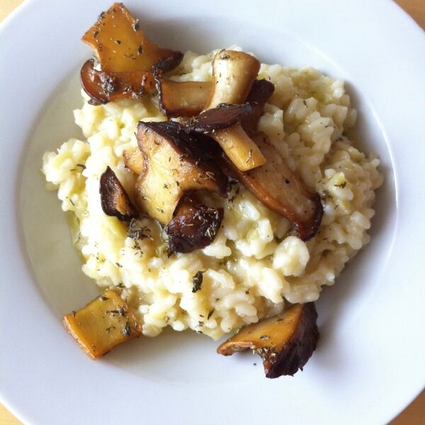 Rhabarber-Risotto