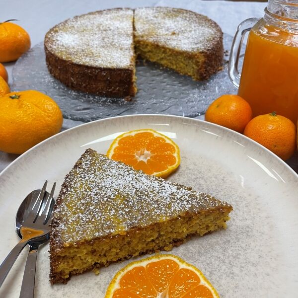 Mandarinen-Mandel-Kuchen