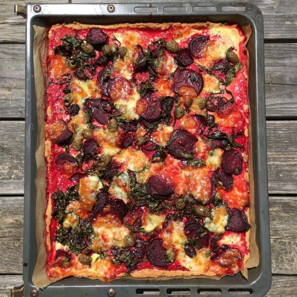Rote-Bete-Quiche